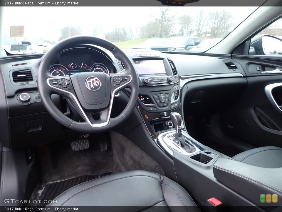 Ebony Interior Prime Interior for the 2017 Buick Regal Premium #140631080