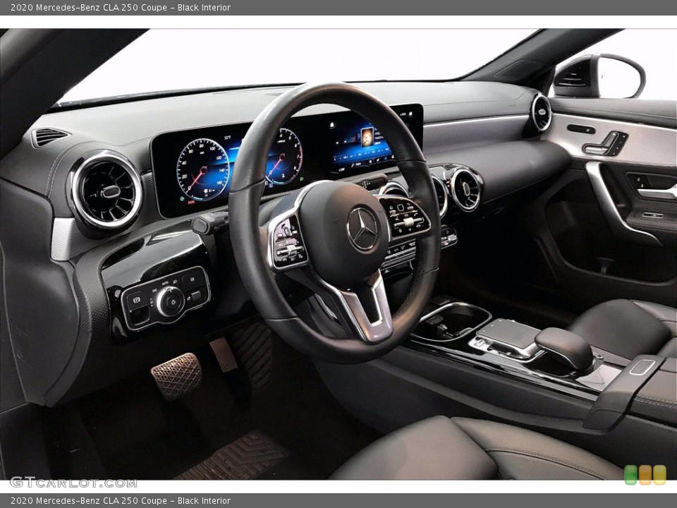 Black Interior Dashboard for the 2020 Mercedes-Benz CLA 250 Coupe #140635616