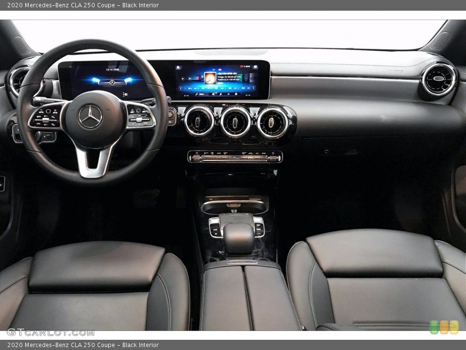 Black Interior Dashboard for the 2020 Mercedes-Benz CLA 250 Coupe #140635643