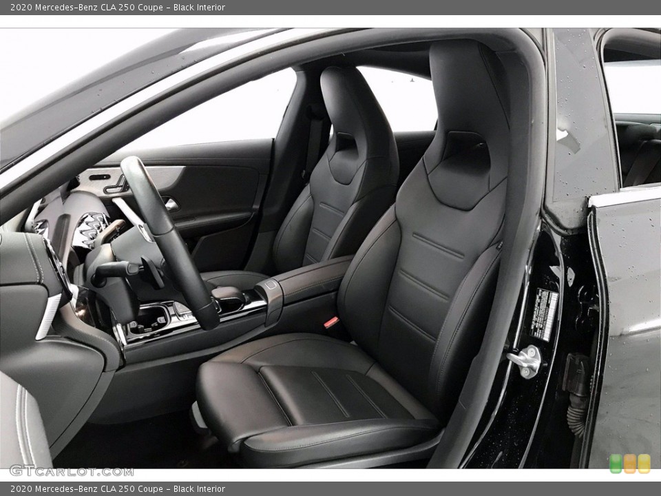 Black Interior Front Seat for the 2020 Mercedes-Benz CLA 250 Coupe #140635718