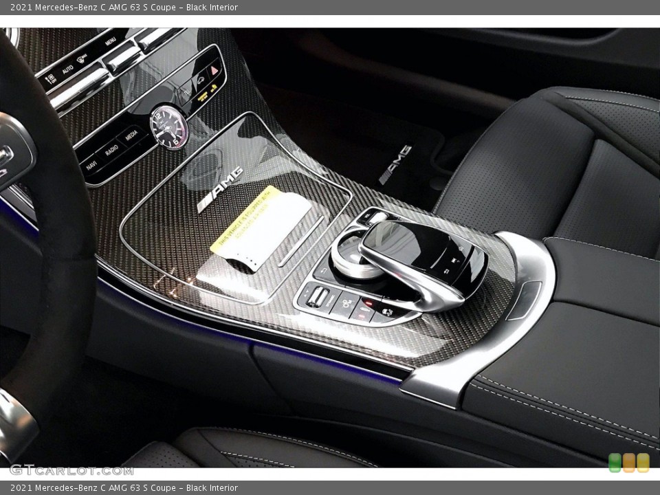 Black Interior Controls for the 2021 Mercedes-Benz C AMG 63 S Coupe #140638301