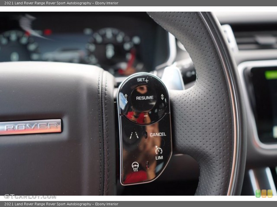 Ebony Interior Steering Wheel for the 2021 Land Rover Range Rover Sport Autobiography #140638778