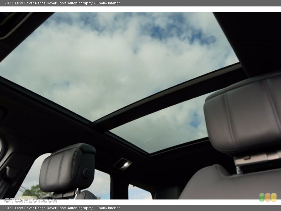 Ebony Interior Sunroof for the 2021 Land Rover Range Rover Sport Autobiography #140638802