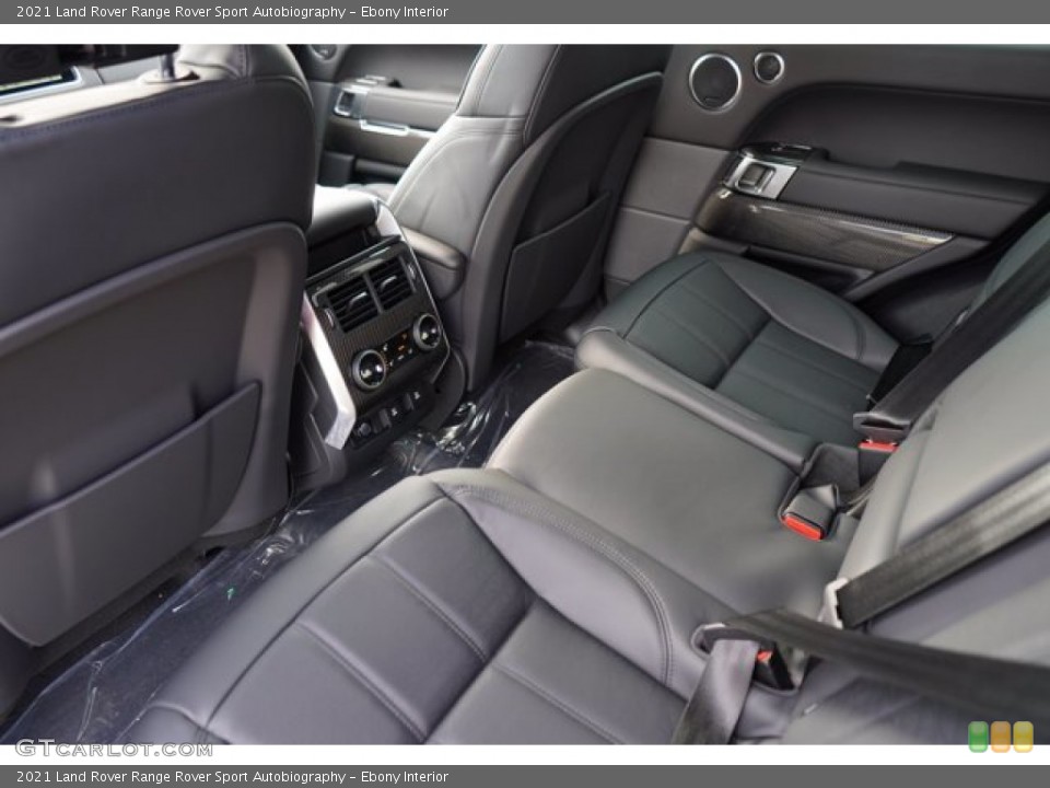 Ebony Interior Rear Seat for the 2021 Land Rover Range Rover Sport Autobiography #140638850