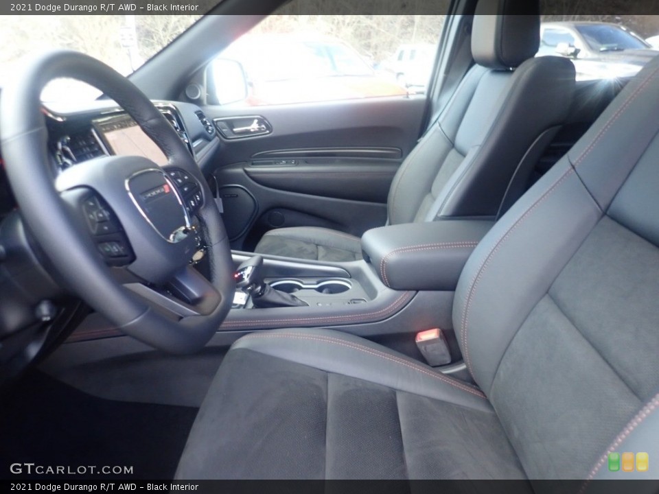 Black Interior Front Seat for the 2021 Dodge Durango R/T AWD #140639373
