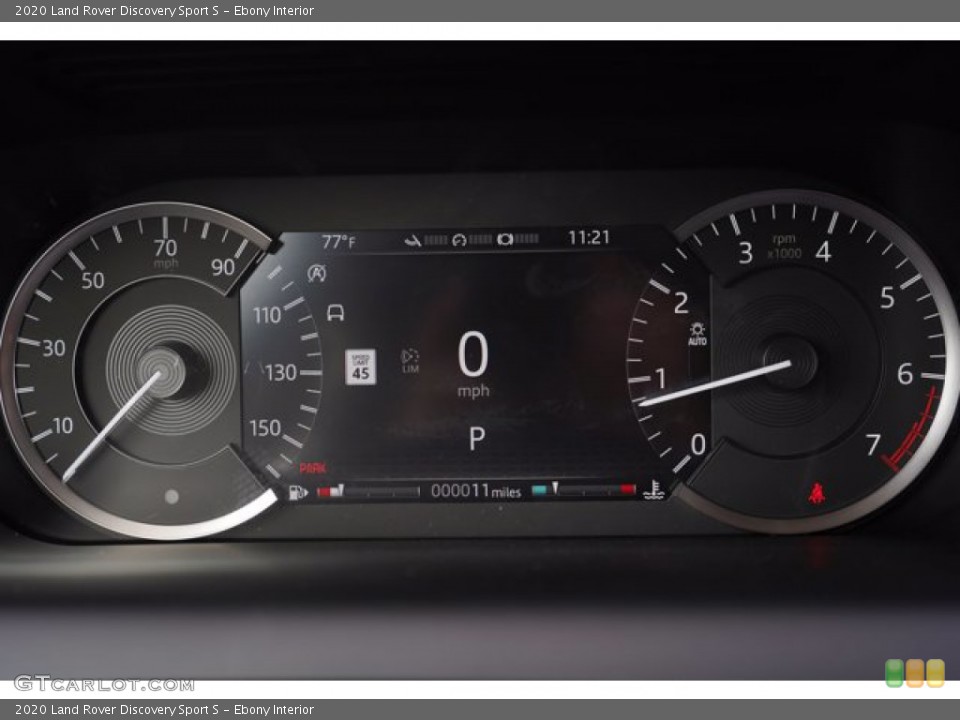Ebony Interior Gauges for the 2020 Land Rover Discovery Sport S #140639381