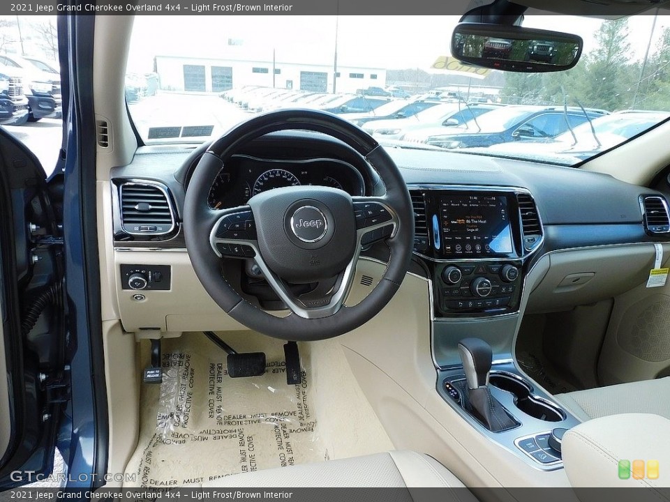 Light Frost/Brown Interior Front Seat for the 2021 Jeep Grand Cherokee Overland 4x4 #140640257