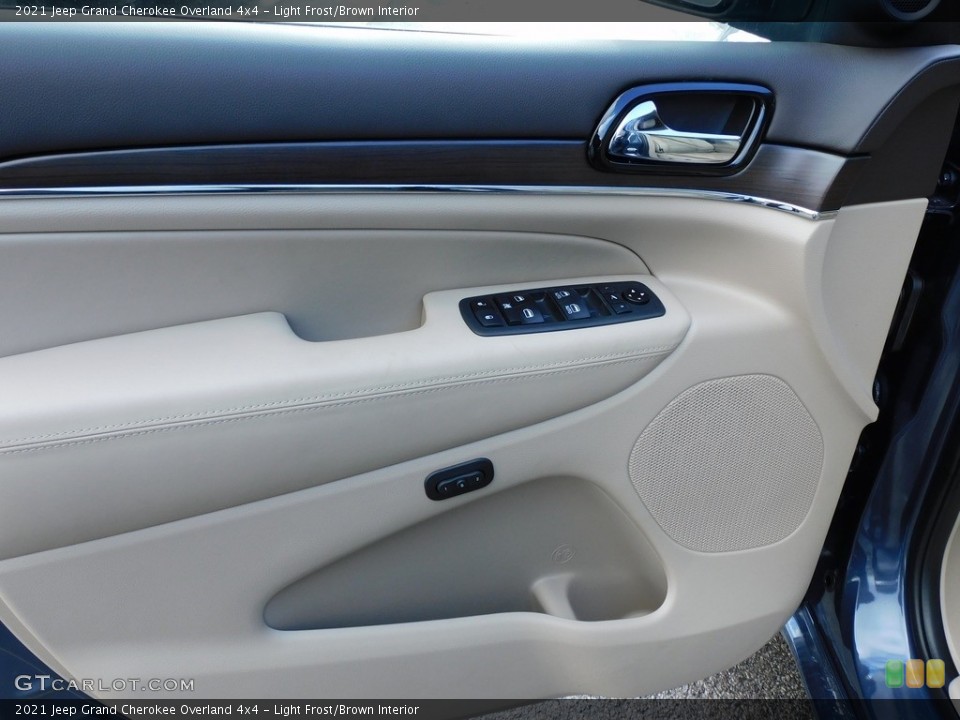 Light Frost/Brown Interior Door Panel for the 2021 Jeep Grand Cherokee Overland 4x4 #140640281