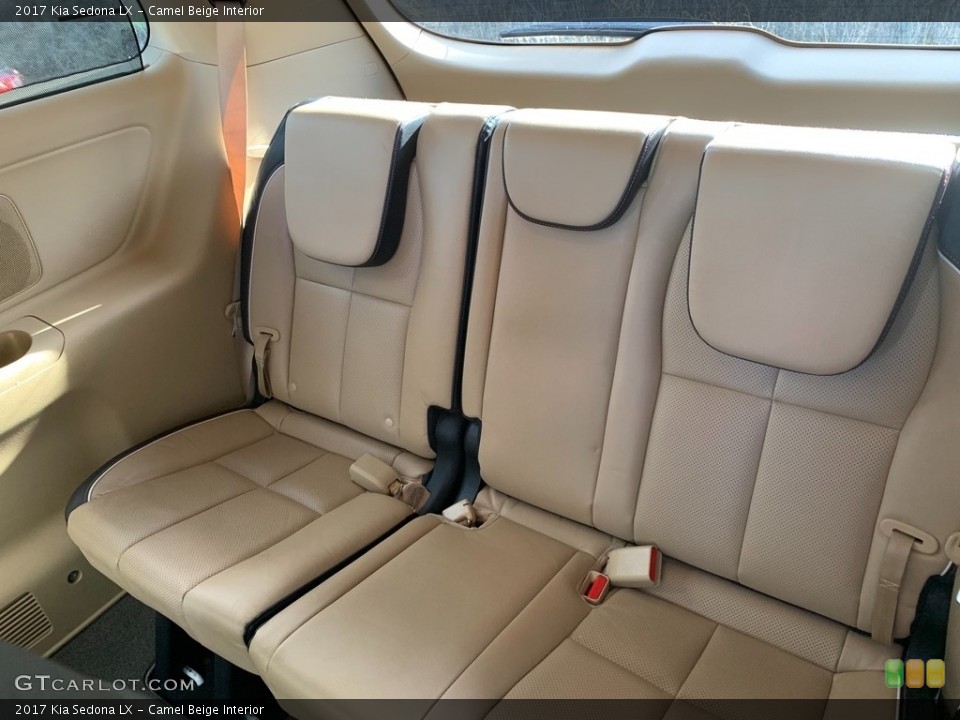 Camel Beige Interior Rear Seat for the 2017 Kia Sedona LX #140643524