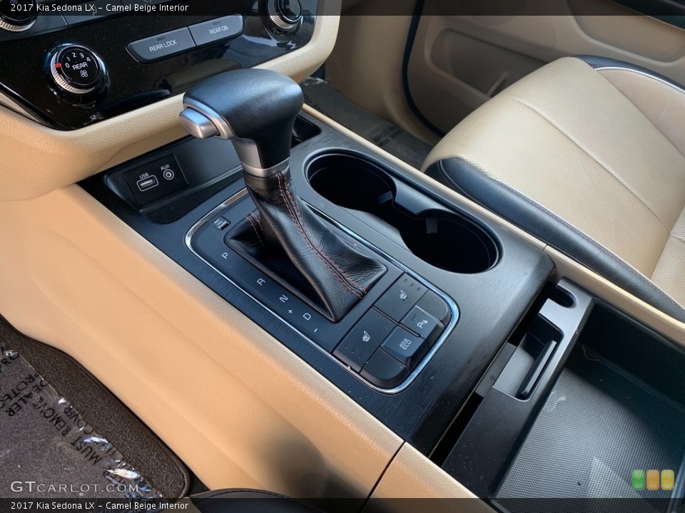 Camel Beige Interior Transmission for the 2017 Kia Sedona LX #140643713