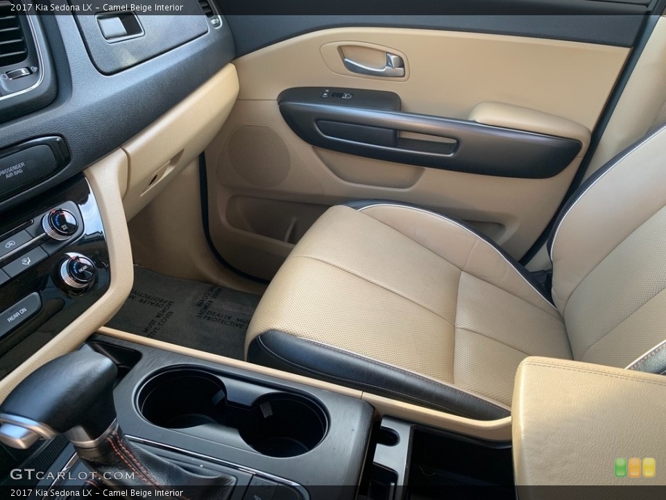 Camel Beige Interior Front Seat for the 2017 Kia Sedona LX #140643739