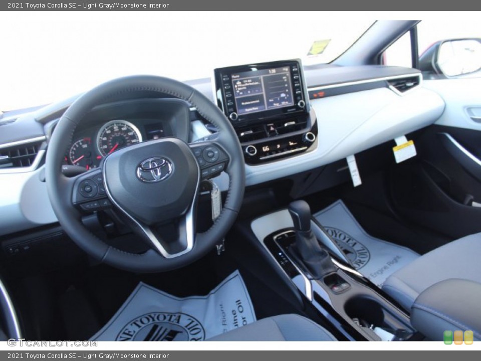 Light Gray/Moonstone Interior Dashboard for the 2021 Toyota Corolla SE #140643821