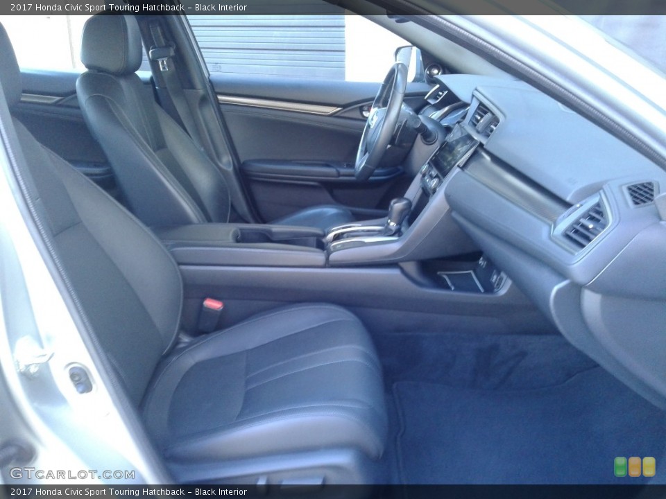 Black Interior Front Seat for the 2017 Honda Civic Sport Touring Hatchback #140644682