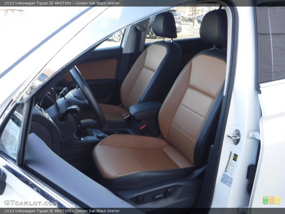 Golden Oak/Black Interior Front Seat for the 2019 Volkswagen Tiguan SE 4MOTION #140647069