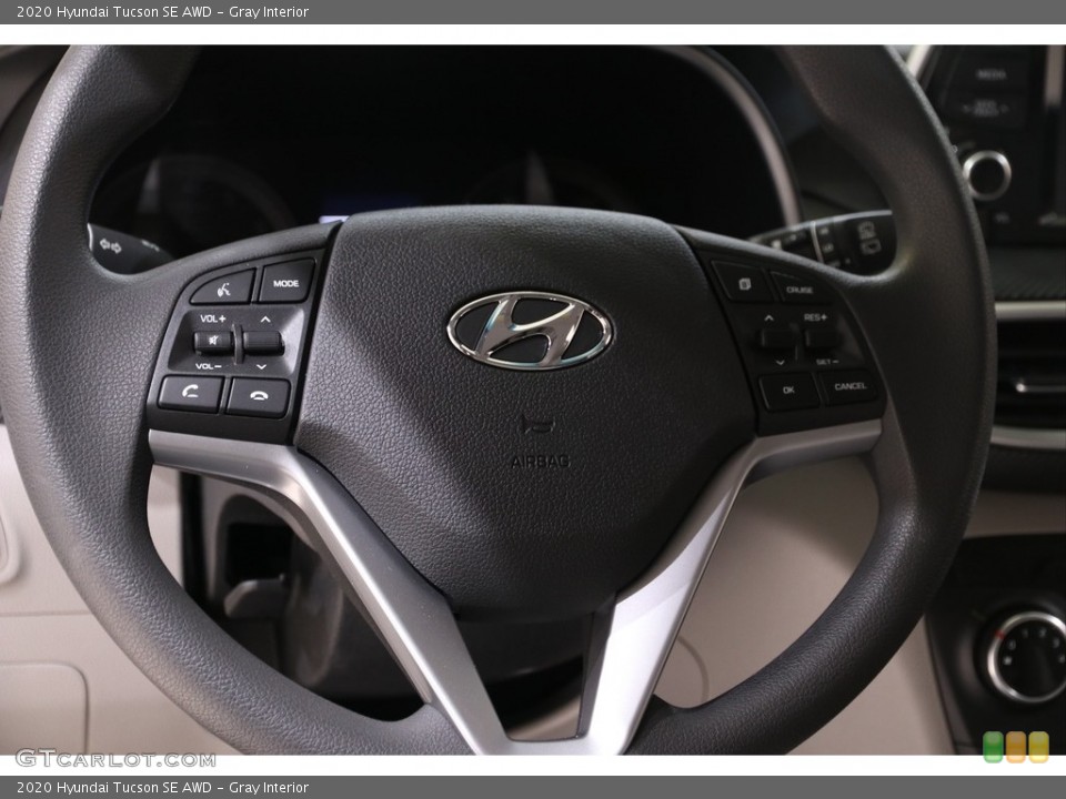 Gray Interior Steering Wheel for the 2020 Hyundai Tucson SE AWD #140649637