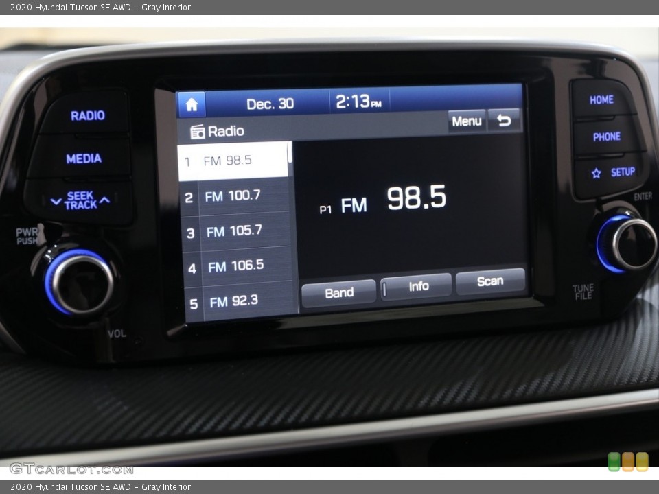 Gray Interior Audio System for the 2020 Hyundai Tucson SE AWD #140649736