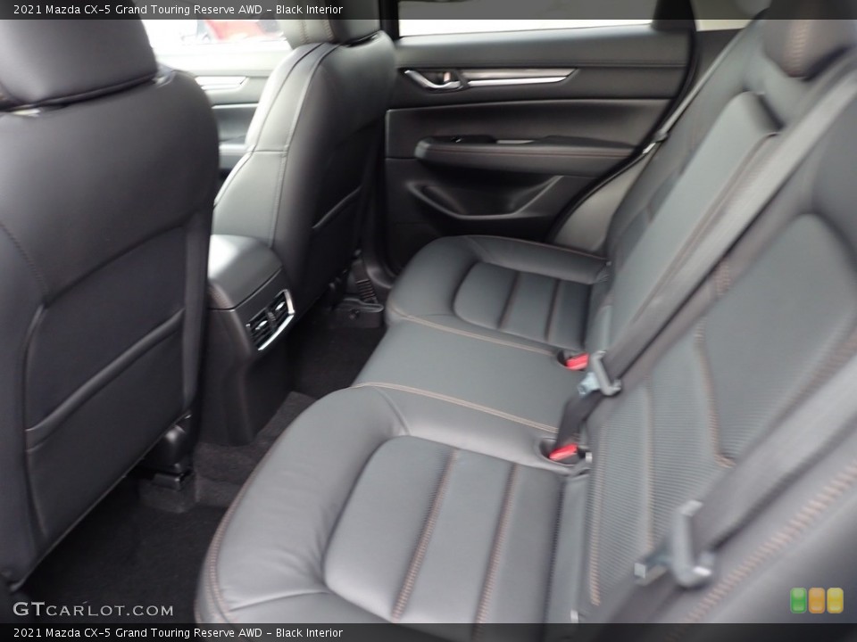 Black Interior Rear Seat for the 2021 Mazda CX-5 Grand Touring Reserve AWD #140650054