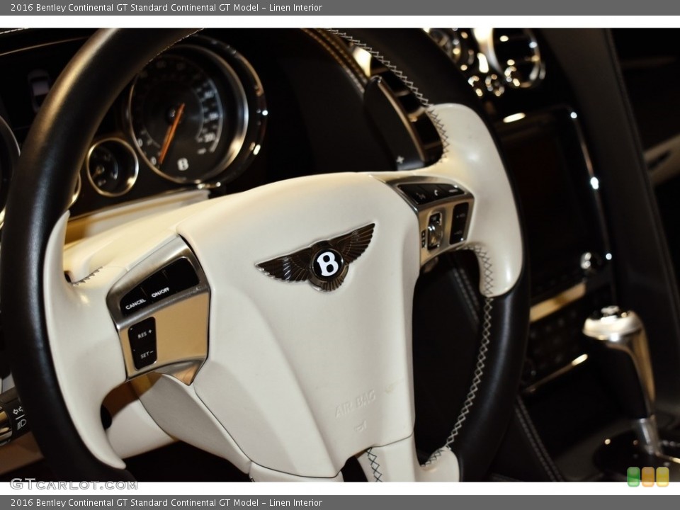 Linen Interior Steering Wheel for the 2016 Bentley Continental GT  #140650183