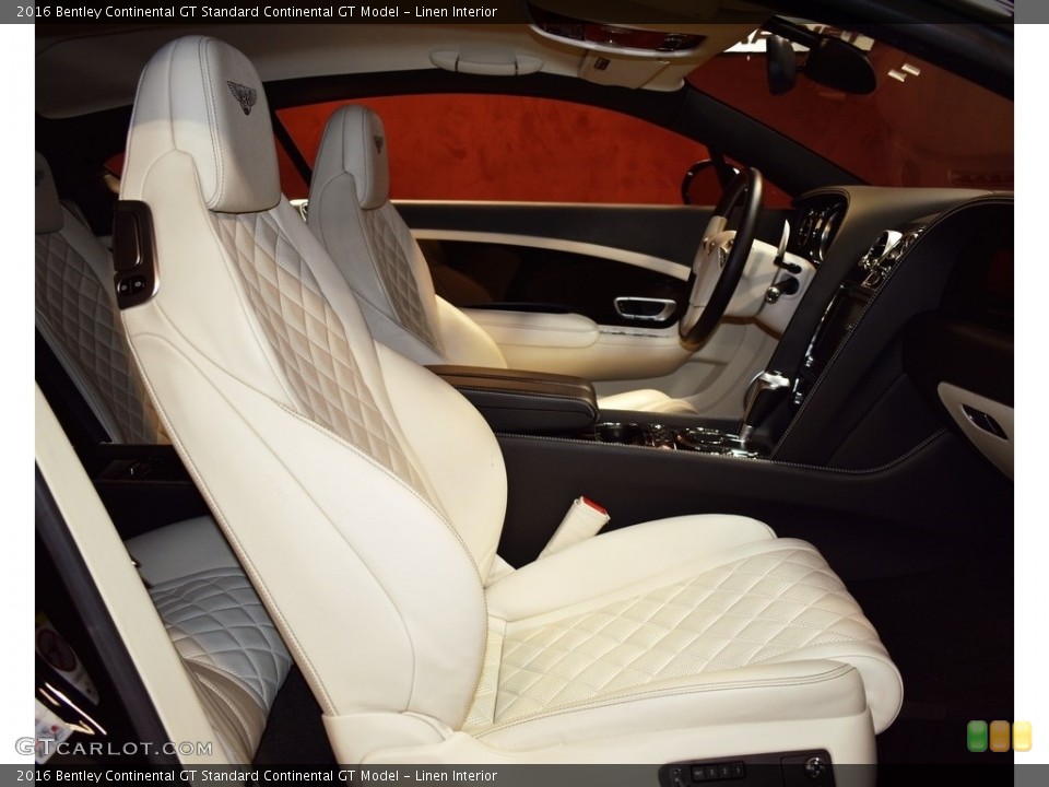 Linen Interior Front Seat for the 2016 Bentley Continental GT  #140650291
