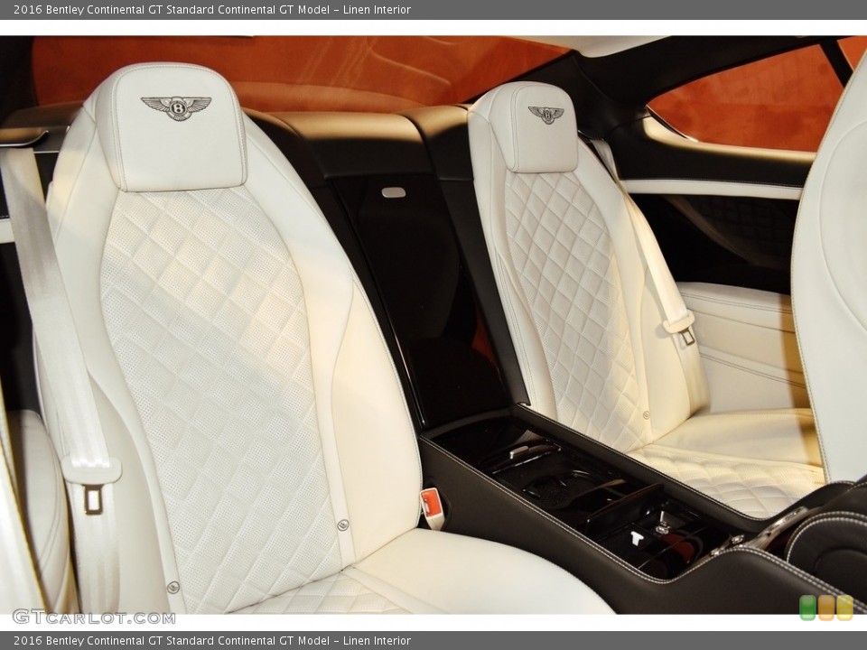 Linen Interior Rear Seat for the 2016 Bentley Continental GT  #140650312