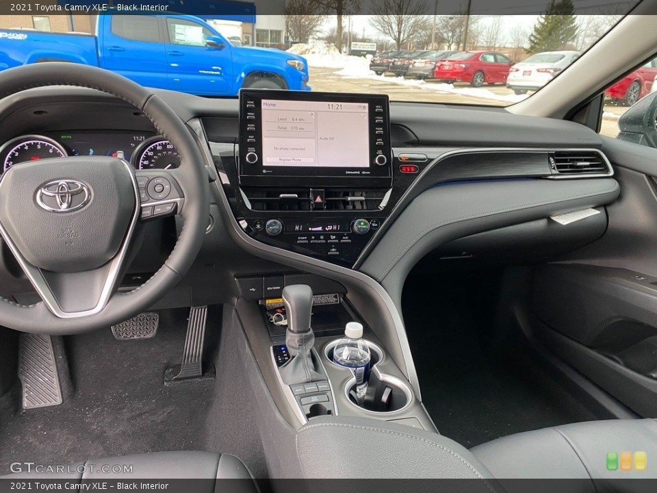 Black Interior Dashboard for the 2021 Toyota Camry XLE #140650621