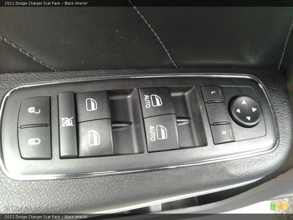 Black Interior Controls for the 2021 Dodge Charger Scat Pack #140651409
