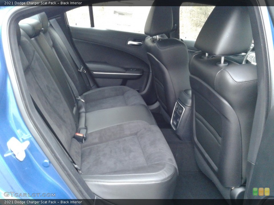 Black Interior Rear Seat for the 2021 Dodge Charger Scat Pack #140651551