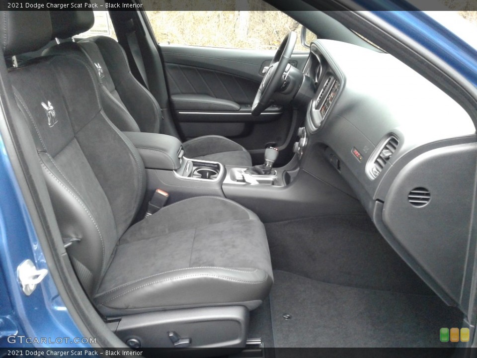 Black Interior Front Seat for the 2021 Dodge Charger Scat Pack #140651572