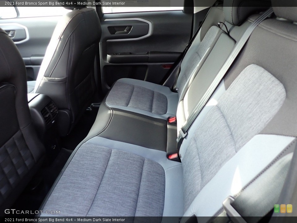 Medium Dark Slate Interior Rear Seat for the 2021 Ford Bronco Sport Big Bend 4x4 #140651638