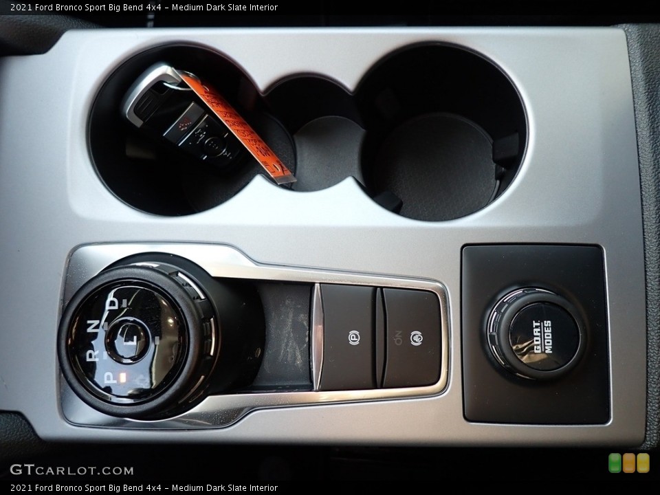 Medium Dark Slate Interior Transmission for the 2021 Ford Bronco Sport Big Bend 4x4 #140651809