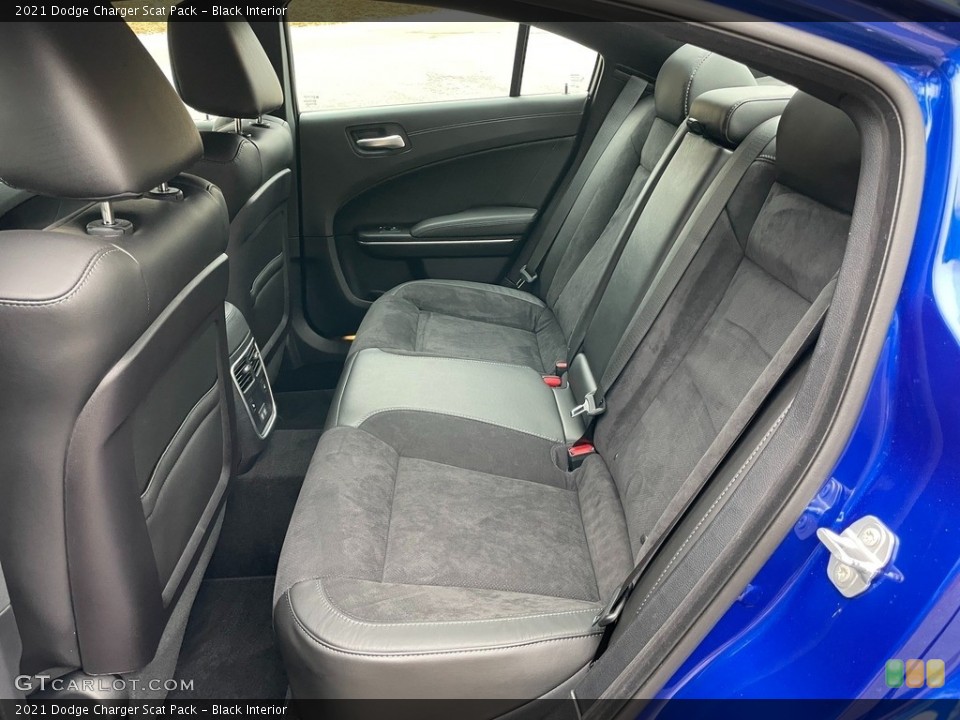 Black Interior Rear Seat for the 2021 Dodge Charger Scat Pack #140652211