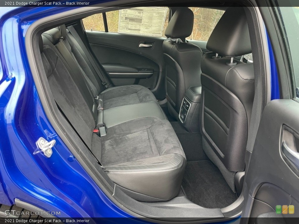 Black Interior Rear Seat for the 2021 Dodge Charger Scat Pack #140652295