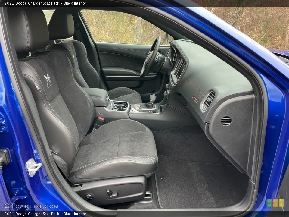 Black Interior Front Seat for the 2021 Dodge Charger Scat Pack #140652322