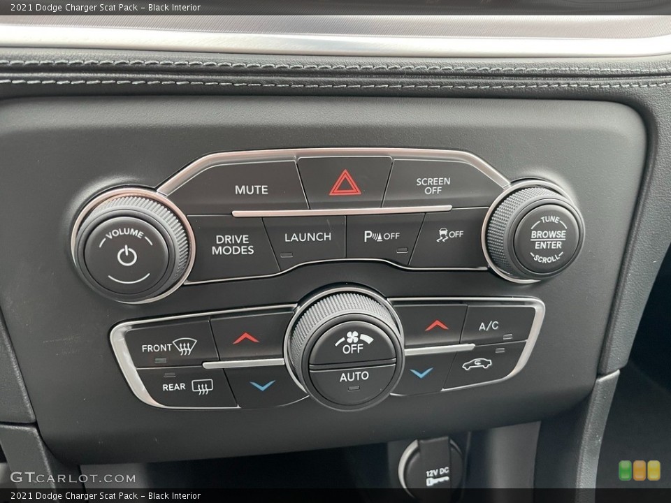 Black Interior Controls for the 2021 Dodge Charger Scat Pack #140652502