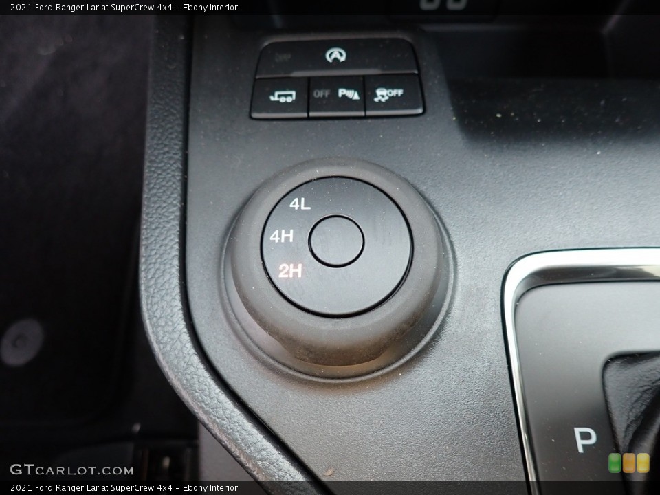 Ebony Interior Controls for the 2021 Ford Ranger Lariat SuperCrew 4x4 #140652793