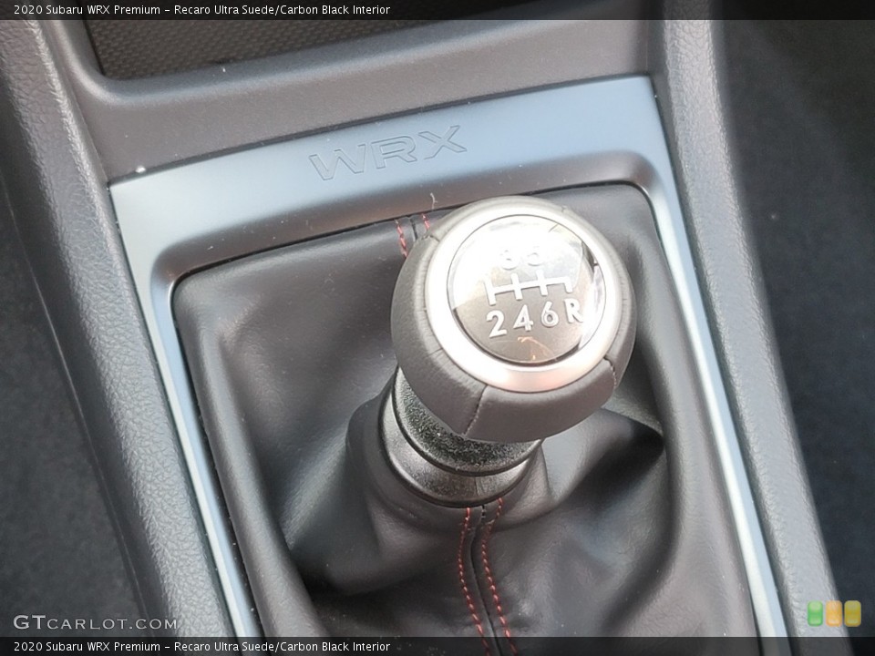 Recaro Ultra Suede/Carbon Black Interior Transmission for the 2020 Subaru WRX Premium #140653990