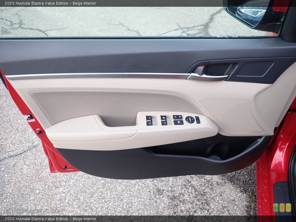 Beige Interior Door Panel for the 2020 Hyundai Elantra Value Edition #140654863