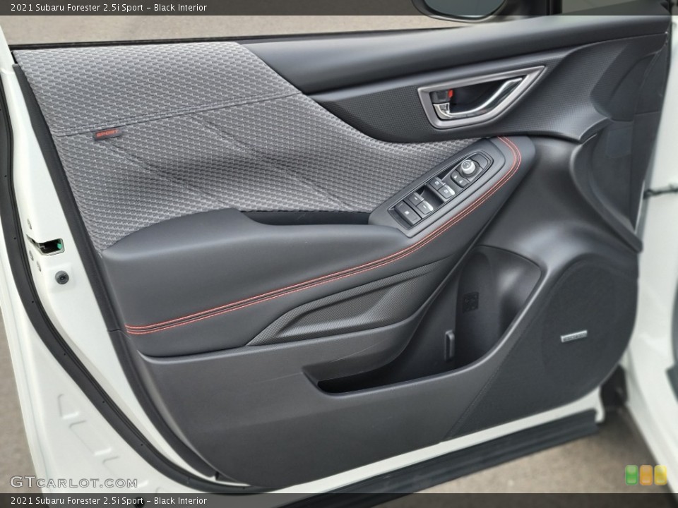 Black Interior Door Panel for the 2021 Subaru Forester 2.5i Sport #140655121