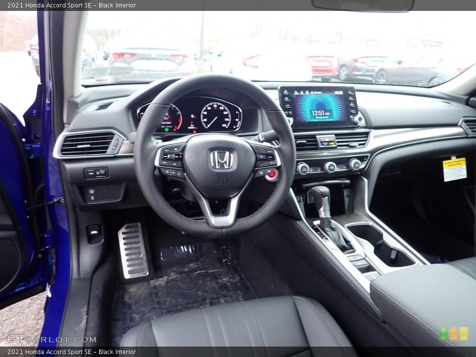 Black Interior Dashboard for the 2021 Honda Accord Sport SE #140655154