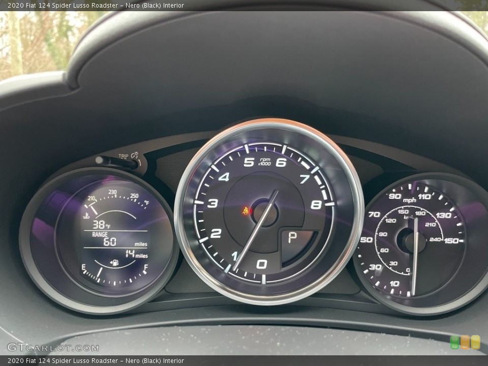 Nero (Black) Interior Gauges for the 2020 Fiat 124 Spider Lusso Roadster #140655172