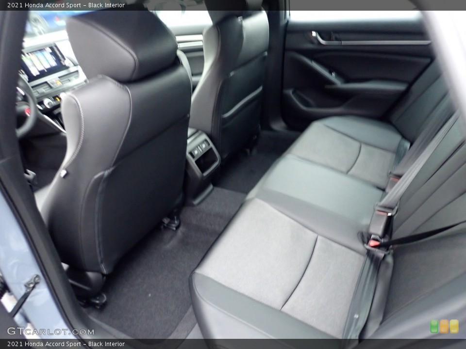 Black Interior Rear Seat for the 2021 Honda Accord Sport #140655442