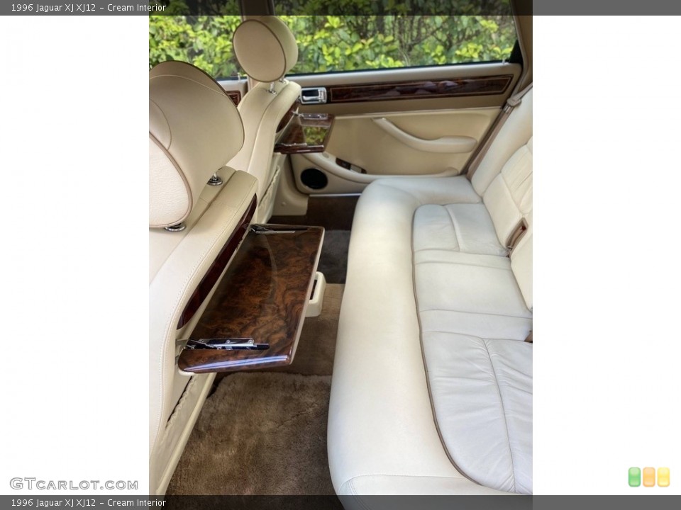 Cream Interior Rear Seat for the 1996 Jaguar XJ XJ12 #140655706