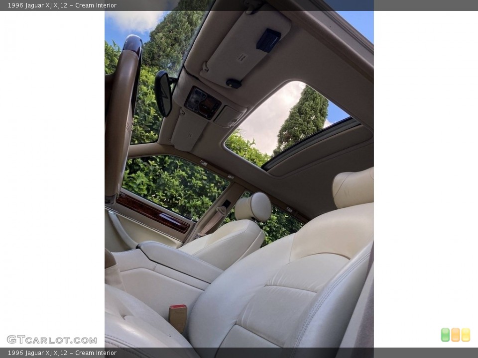 Cream Interior Sunroof for the 1996 Jaguar XJ XJ12 #140655736