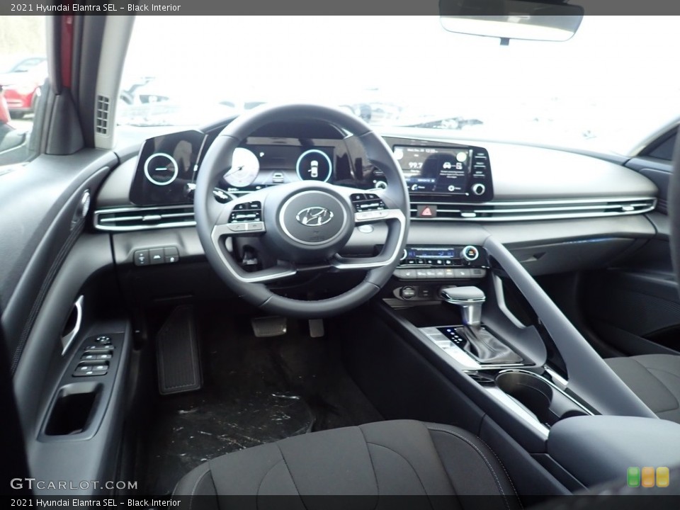 Black Interior Photo for the 2021 Hyundai Elantra SEL #140656066