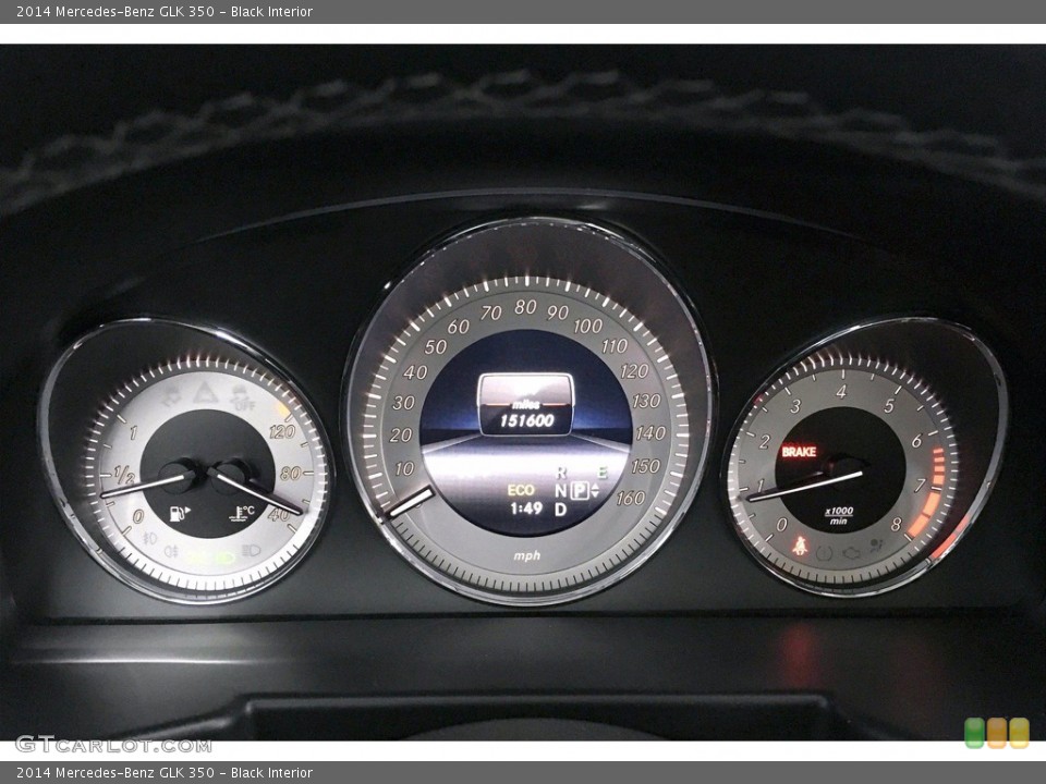 Black Interior Gauges for the 2014 Mercedes-Benz GLK 350 #140656301