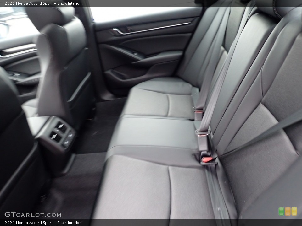 Black Interior Rear Seat for the 2021 Honda Accord Sport #140656366