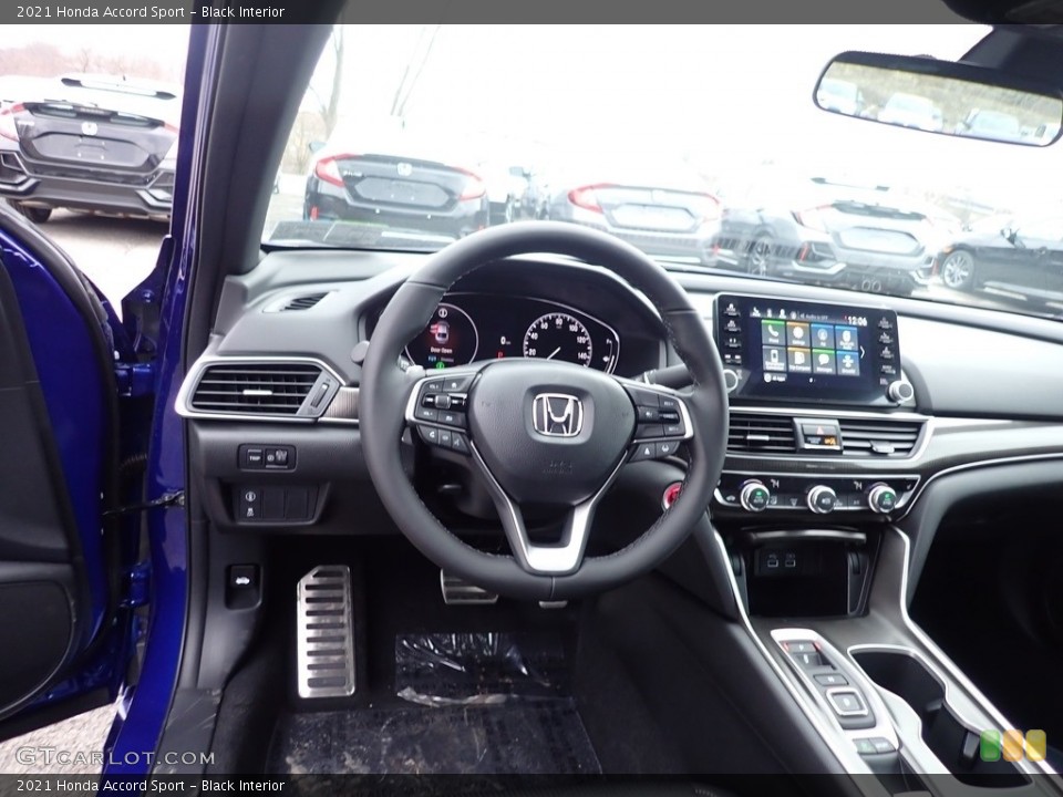 Black Interior Dashboard for the 2021 Honda Accord Sport #140656387