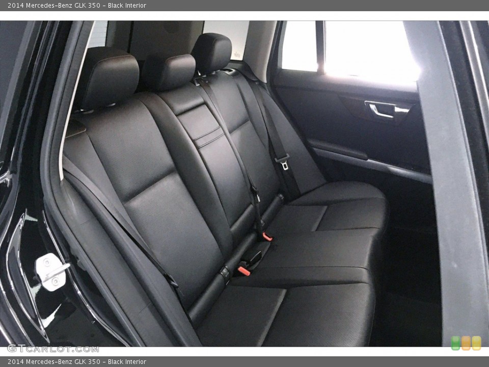 Black Interior Rear Seat for the 2014 Mercedes-Benz GLK 350 #140656519