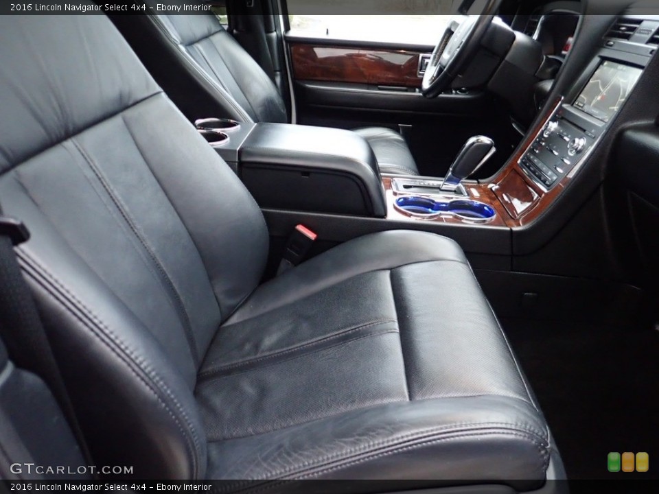 Ebony Interior Front Seat for the 2016 Lincoln Navigator Select 4x4 #140656606