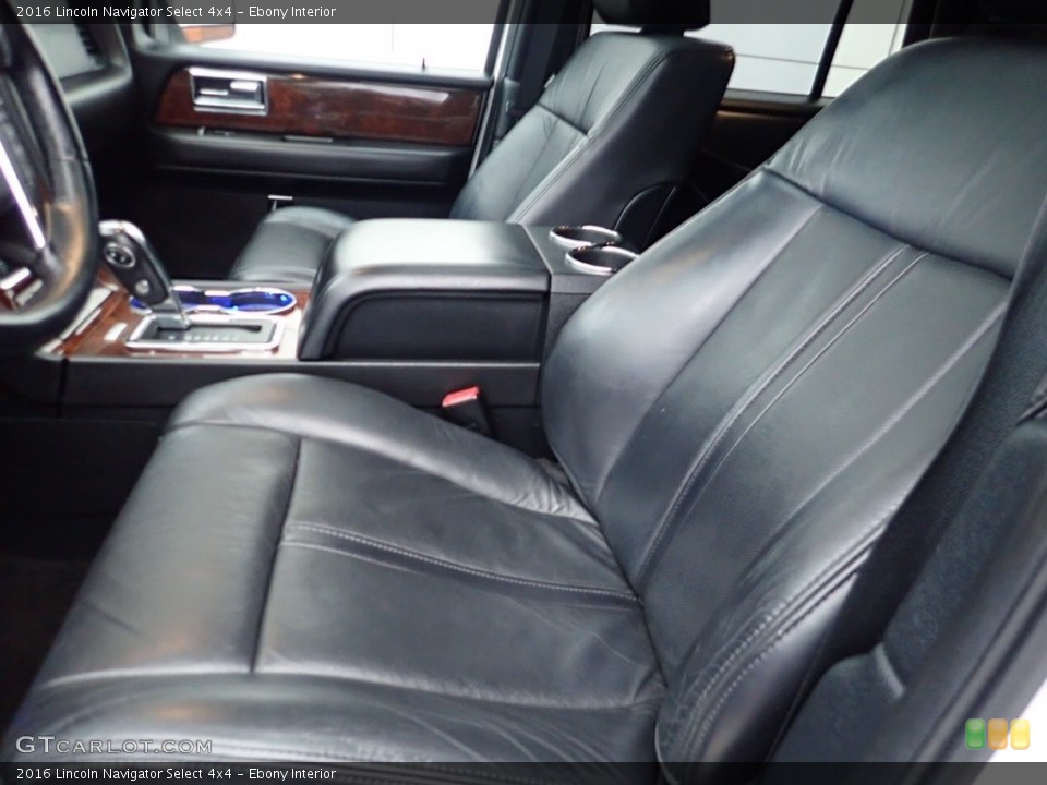Ebony Interior Front Seat for the 2016 Lincoln Navigator Select 4x4 #140656693